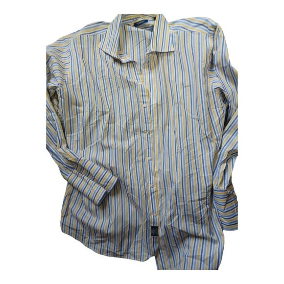 Burberry button down shirt size L 17 34 - Picture 1 of 7